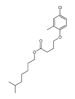 6-methylheptyl 4-(4-chloro-2-methylphenoxy)butanoate结构式