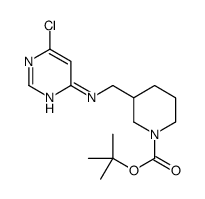 3-[[(6-氯-4-嘧啶基)氨基]甲基]-1-哌啶甲酸叔丁酯图片