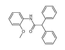 N-(2-Methoxy-phenyl)-diphenylacetamid Structure