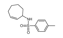 N-cyclohept-2-en-1-yl-4-methylbenzenesulfonamide Structure