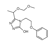 3-[1-(methoxymethoxy)ethyl]-4-(2-phenoxyethyl)-1H-1,2,4-triazol-5-one Structure