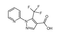 1-(2-Pyridinyl)-5-(trifluoromethyl)-1H-pyrazole-4-carboxylic acid Structure
