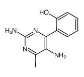 2,5-diamino-6-(2-hydroxyphenyl)-4-methylpyrimidine Structure