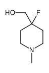 4-FLUORO-4-HYDROXYMETHYL-1-METHYLPIPERIDINE structure