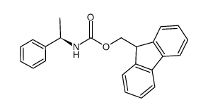 (R)-N-(9-fluorenylmethoxycarbonyl)-1-phenylethanamine结构式