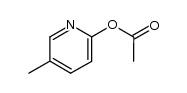 2-acetoxy-5-methylpyridine结构式