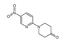 1-(5-nitropyridin-2-yl)piperidin-4-one structure