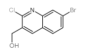 7-BROMO-2-CHLOROQUINOLINE-3-METHANOL structure
