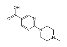 2-(4-methylpiperazin-1-yl)pyrimidine-5-carboxylic acid Structure