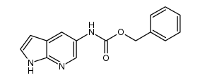 benzyl 1H-pyrrolo[2,3-b]pyridin-5-ylcarbamate Structure