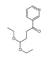 4,4-diethoxy-1-pyridin-3-ylbutan-1-one Structure