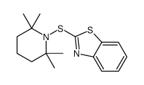 2-(2,2,6,6-tetramethylpiperidin-1-yl)sulfanyl-1,3-benzothiazole Structure