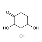 2,3,4-Trihydroxy-6-methylcyclohexanone Structure