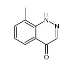 8-methyl-1H-cinnolin-4-one结构式