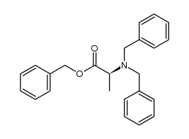 (S)-2-dibenzylamino-propionic acid benzyl ester Structure