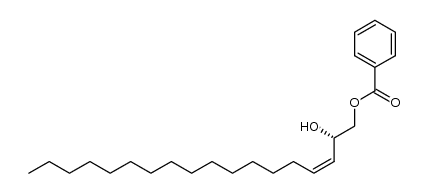 (2S)-1-benzoyloxy-3-octadecene-2-ol结构式