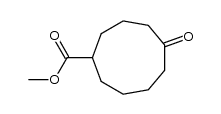 methyl 5-oxocyclononane-1-carboxylate结构式