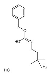 1-N-CBZ-3-甲基-1,3-丁二胺结构式