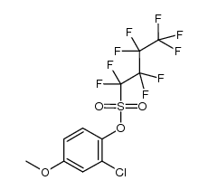 2-chloro-4-methoxyphenyl 1,1,2,2,3,3,4,4,4-nonafluorobutane-1-sulfonate Structure