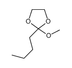 2-butyl-2-methoxy-1,3-dioxolane Structure