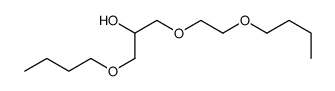 1-butoxy-3-(2-butoxyethoxy)propan-2-ol结构式