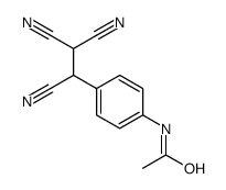 N-[4-(1,2,2-tricyanoethyl)phenyl]acetamide Structure