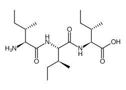 H-Ile-Ile-Ile-OH acetate salt Structure