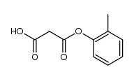 3-(2-methylphenoxy)-3-oxo-propanoic acid结构式