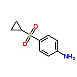 4-(环丙烷磺酰)苯胺结构式