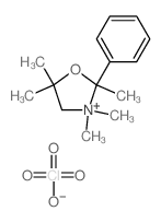 2,3,3,5,5-pentamethyl-2-phenyl-1,3-oxazolidin-3-ium,perchlorate结构式