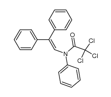 N-(2,2-diphenylvinyl)-N-phenylamide trichloroacetic acid Structure