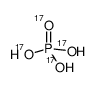 PHOSPHORIC ACID-17O4 Structure