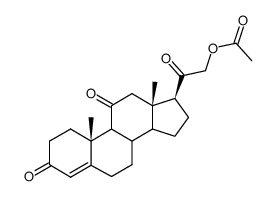 11-Dehydrocorticosterone acetate结构式