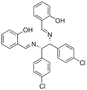 PHENOL, 2,2''-[[1,2-BIS(4-CHLOROPHENYL)1,2-ETHANEDIYL]BIS(NITRILOMETHYLIDYNE)]BIS- R,S Structure