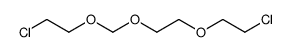1-(2-chloroethoxy)-2-(2-chloroethoxymethoxy)ethane结构式