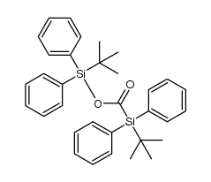 tert-butyl-diphenylsilyl tert-butyl-diphenylsilylcarboxylate结构式