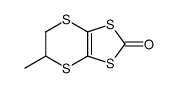 5-methyl-5,6-dihydro-[1,3]dithiolo[4,5-b][1,4]dithiin-2-one结构式