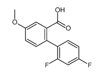 2-(2,4-difluorophenyl)-5-methoxybenzoic acid结构式
