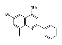 4-Amino-6-bromo-8-methyl-2-phenylquinoline结构式