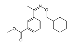 methyl 3-[N-(cyclohexylmethoxy)-C-methylcarbonimidoyl]benzoate结构式