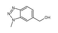 (1-methyl-1H-benzo[d][1,2,3]triazol-6-yl)methanol结构式