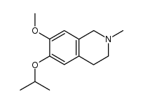 6-isopropoxy-7-methoxy-2-methyl-1,2,3,4-tetrahydroisoquinoline结构式