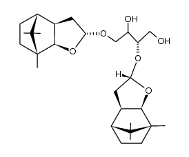 [2R-(2α(2S*(2'S*,3a'R*,4'R*,7'R*,7a'R*),3Ξ*),3aα,4β,7β,7aα)]-2,4-Bis[(octahydro-7,8,8-trimethyl-4,7-methanobenzofuran-2-yl)oxy]-1,3-butandiol Structure