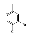4-bromo-5-chloro-2-methylpyridine Structure