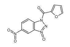 1-(furan-2-carbonyl)-5-nitro-1H-benzo[d][1,2,3]triazole 3-oxide Structure