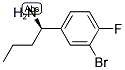 (1R)-1-(3-BROMO-4-FLUOROPHENYL)BUTYLAMINE Structure