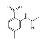 N-(5-methyl-2-nitrophenyl)acetamidine结构式