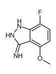 7-fluoro-4-methoxy-1H-indazol-3-amine Structure