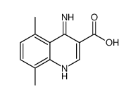 4-amino-5,8-dimethylquinoline-3-carboxylic acid结构式