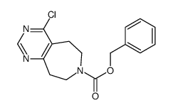 benzyl 4-chloro-5,6,8,9-tetrahydropyrimido[4,5-d]azepine-7-carboxylate结构式